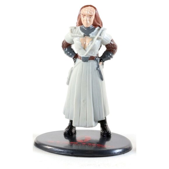 Star Trek Lot Of 4 3" PVC Figures Crusher Troi Scotty B'Etor Next Generation - Picture 5 of 10